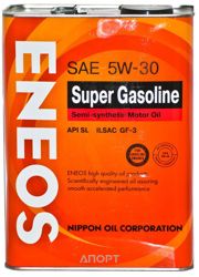 Фото ENEOS Super Gasoline 5W-30 4л Фото ENEOS Super Gasoline 5W-30 4л