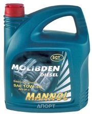 Фото Mannol Molibden Diesel 10W-40 5л Фото Mannol Molibden Diesel 10W-40 5л