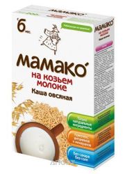 Фото МАМАКО Каша Овсяная на козьем молоке с 6 мес 200 г Фото МАМАКО Каша Овсяная на козьем молоке с 6 мес 200 г