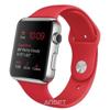 Apple Watch 42mm Stainless Steel Case with RED Sport Band (MLLE2)