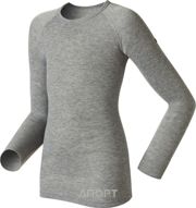 Фото Odlo Shirt l/s crew neck WARM KIDS 10459 Фото Odlo Shirt l/s crew neck WARM KIDS 10459